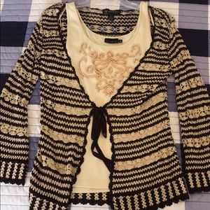 INC The Limited Blouse Shirt Combo Size Medium